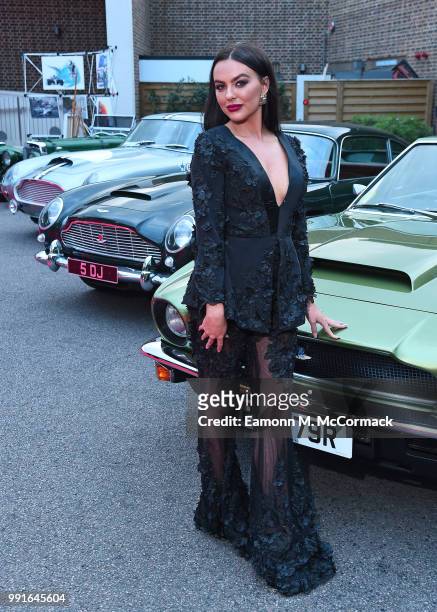 Rosie Anna Williams attends the 2018 Grand Prix Ball held at The Hurlingham Club on July 4, 2018 in London, England.