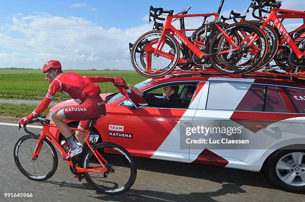 40Th 3 Days De Panne 2016, Stage 1/Morkov Michael , Car Voiture Auto, Sportsdirector, De Panne - Zottegem / Daagse Jours, Rit Etape