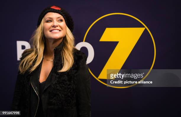 Pop singer Anastacia visits the tower of the priory in Ulm, Germany, 18 November 2017. The singer is partaking in the Radio7 Charitynight event which...