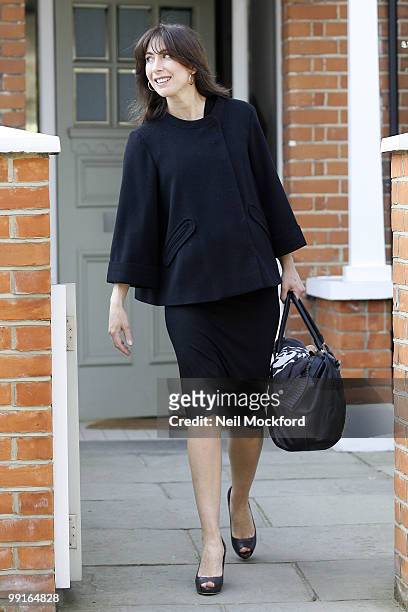 Samantha Cameron Sighted leaving her home on May 13, 2010 in London, England.