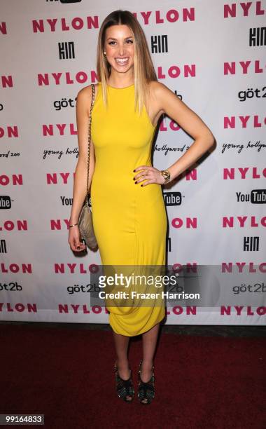 Television Personality Whitney Port arrives at the NYLON & YouTube Young Hollywood Party at the Roosevelt Hotel on May 12, 2010 in Hollywood,...