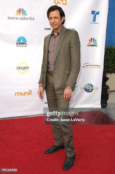 Actor Jeff Goldblum attends "An Evening With NBC Universal" at The Cable Show 2010 at Universal Studios Hollywood on May 12, 2010 in Universal City,...