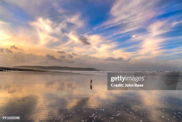 ynyslas beach, ceredigion - ceredigion stock-fotos und bilder