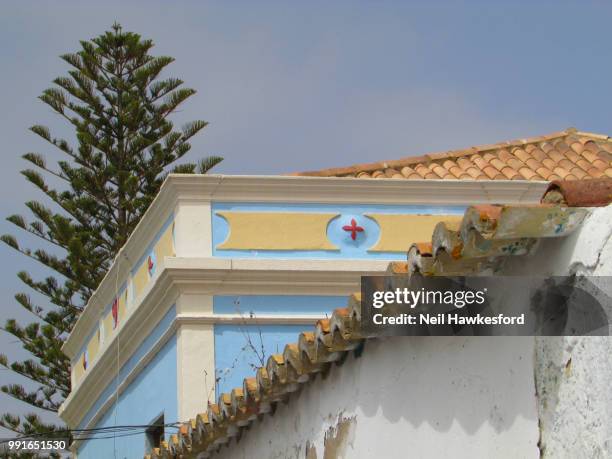 alvor rooftops - alvor stock pictures, royalty-free photos & images