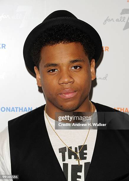 Actor Tristan Wilds attends the Jonathan Adler for 7 For All Mankind launch celebration at 7 For All Mankind on May 12, 2010 in New York City.