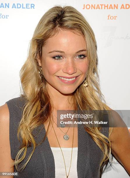 Actress Katrina Bowden attends the Jonathan Adler for 7 For All Mankind launch celebration at 7 For All Mankind on May 12, 2010 in New York City.