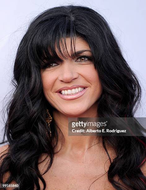 Pesonality Teresa Giudice arrives at The Cable Show 2010 "An Evening With NBC Universal" on May 12, 2010 in Universal City, California.