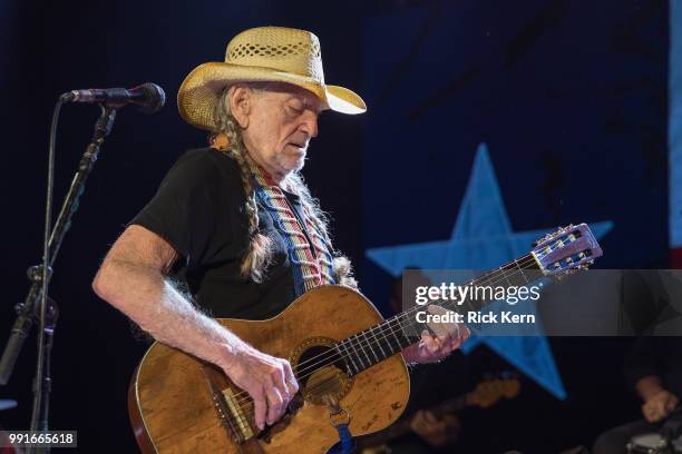 Singer-songwriter Willie Nelson performs in concert at 3TEN ACL Live on July 3, 2018 in Austin, Texas.