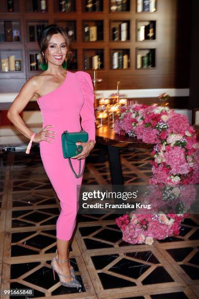 Nazan Eckes during the GRAZIA Pink Hour at Titanic Hotel on July 4, 2018 in Berlin, Germany.