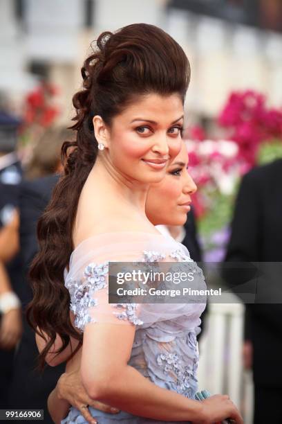 Aishwarya Rai attends the Opening Night Premiere of 'Robin Hood' at the Palais des Festivals during the 63rd Annual International Cannes Film...