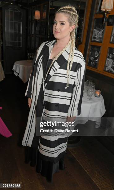 Kelly Osbourne attends the Gay Times dinner hosted by Kyle De'Volle at The Ivy Market Grill on July 4, 2018 in London, United Kingdom.