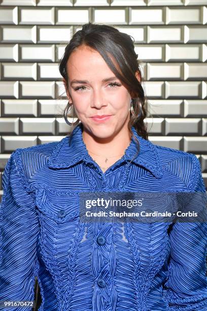 Pauline Ducruet attends the Jean-Paul Gaultier Haute Couture Fall/Winter 2018-2019 show as part of Haute Couture Paris Fashion Week on July 4, 2018...