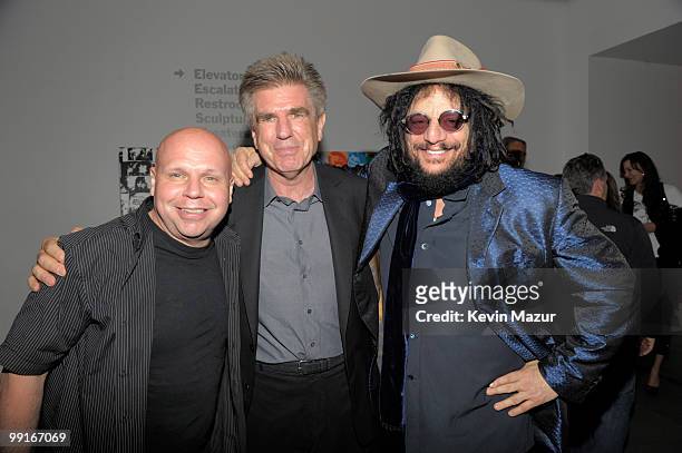 Exclusive* Tom Freston and Don Was attends the screening of "Stones in Exile" at The Museum of Modern Art on May 11, 2010 in New York City. The...