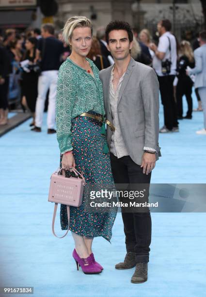Jakki Healy, Kelly Jones attends the 'Swimming With Men' UK Premiere at The Curzon Mayfair on July 4, 2018 in London, England.