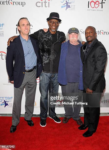 Entertainment lawyer Fred Goldring, musicians Keb' Mo' and David Crosby and educator Fernando Pullum arrive at the Second Annual "Dream, Believe,...