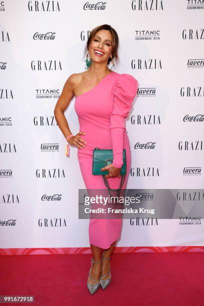 Nazan Eckes during the GRAZIA Pink Hour at Titanic Hotel on July 4, 2018 in Berlin, Germany.
