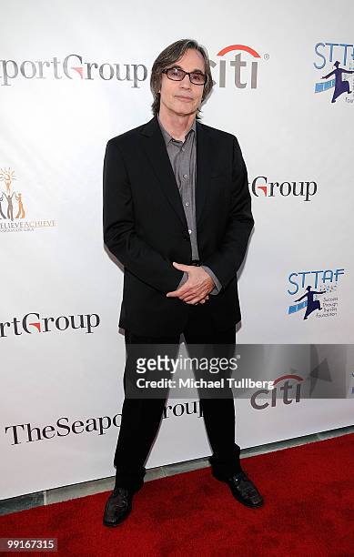 Musician Jackson Browne arrives at the Second Annual "Dream, Believe, Achieve" Gala to benefit ICEF Public Schools, held at the Skirball Cultural...