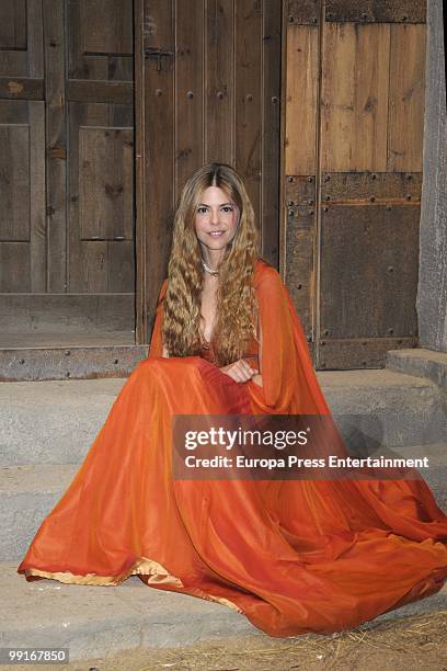 Spanish actresse Manuela Velasco joins 'Aguila Roja' tv series on May 13, 2010 in Madrid, Spain.