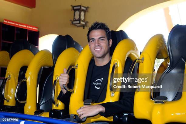 Arsenal football player Cesc Fabregas hosts the 15th Anniversay of Port Aventura on May 13, 2010 in Tarragona, Spain.