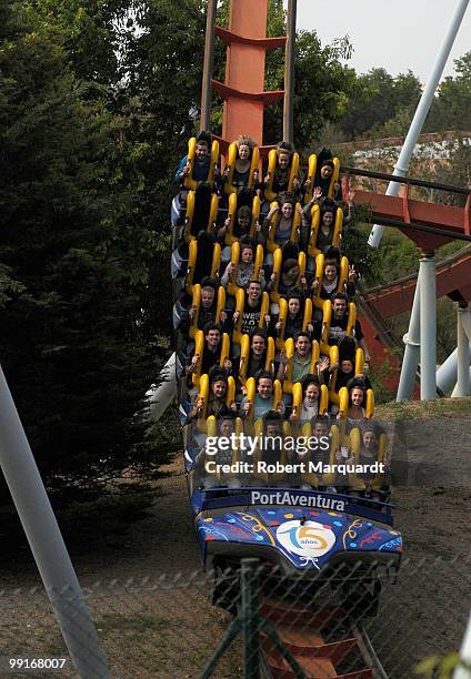 Arsenal football player Cesc Fabregas hosts the 15th Anniversay of Port Aventura on May 13, 2010 in Tarragona, Spain.