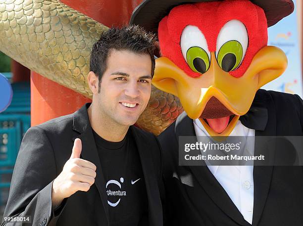 Arsenal football player Cesc Fabregas hosts the 15th Anniversay of Port Aventura on May 13, 2010 in Tarragona, Spain.