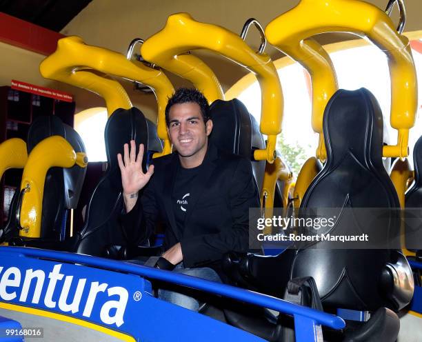 Arsenal football player Cesc Fabregas hosts the 15th Anniversay of Port Aventura on May 13, 2010 in Tarragona, Spain.