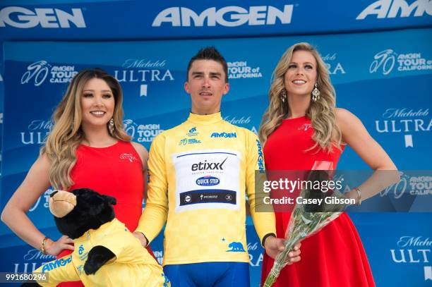 11Th Amgen Tour Of California 2016, Stage 7Podium, Julian Alaphilippe Yellow Leader Jersey, Celebration, Santa Rosa - Santa Rosa / Amgen Tour Of...