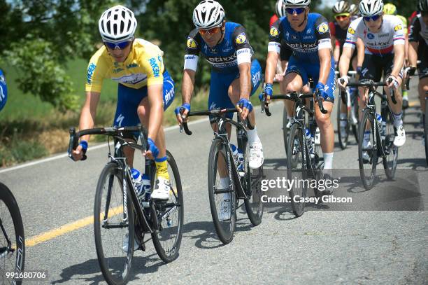 11Th Amgen Tour Of California 2016, Stage 8Team Etixx - Quick-Step / Julian Alaphilippe Yellow Leader Jersey, Zdenek Stybar / Maximiliano Ariel...