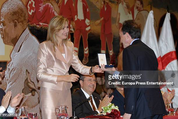 Princess Cristina of Spain attends the Red Cross Medal ceremony on May 12, 2010 in Toledo, Spain.