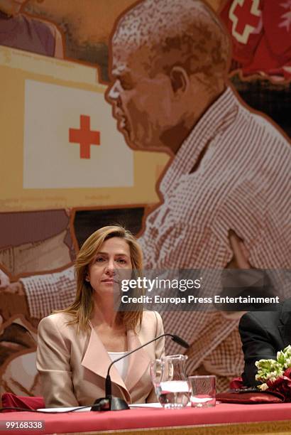 Princess Cristina of Spain attends the Red Cross Medal ceremony on May 12, 2010 in Toledo, Spain.