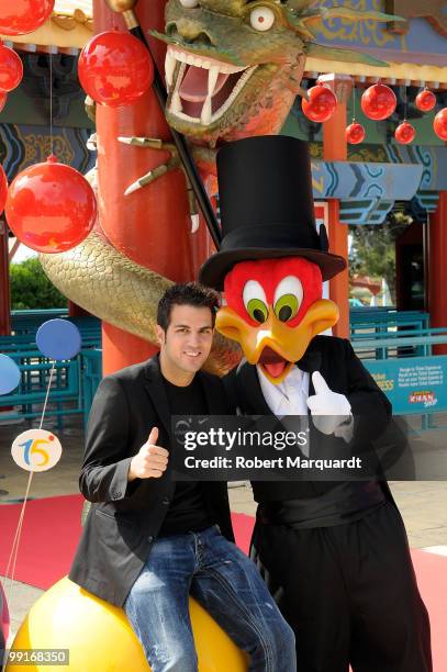 Arsenal football player Cesc Fabregas hosts the 15th Anniversay of Port Aventura on May 13, 2010 in Tarragona, Spain.