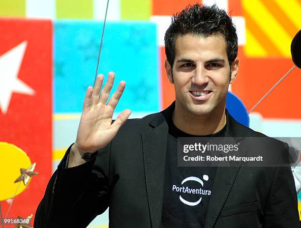 Arsenal football player Cesc Fabregas hosts the 15th Anniversay of Port Aventura on May 13, 2010 in Tarragona, Spain.