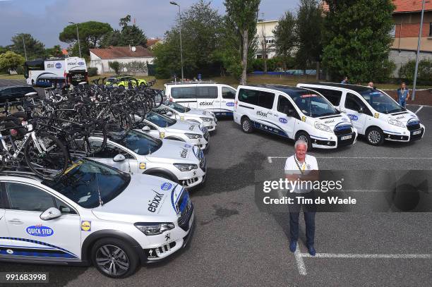 103Th Tour De France 2016, Stage 7 Illustration, Peugot Cars, Patrick Lefevre Team Manager Ceo Team Etixx Quick-Step / L'Isle-Jourdain - Lac De...