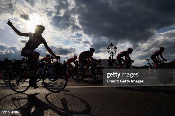 Prudential Ridelondon-Surrey Classic 2016Illustration, London City, Peloton, Silhouet, London - London / Prudential Ridelondon, Picture: Jon Buckle/...