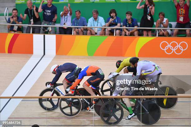 31St Rio 2016 Olympics, Track Cycling: Men'S Keirin Finals - Heat 1Azizulhasni Awang / Fabian Hernando Puerta Zapata / Jason Kenny / Matthijs Buchli...