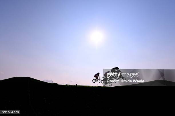 31St Rio 2016 Olympics, Bmx Cycling: Men Quarterfinalsillustration, Silhouet, Olympic Bmx Centre/ Summer Olympic Games,