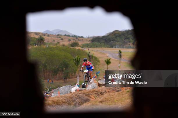 31St Rio 2016 Olympics, Cycling: Women'S Cross-Countryillustration, Jovana Crnogorac / Mountain Bike Centre/Summer Olympic Games,