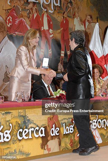 Princess Cristina of Spain attends the Red Cross Medal ceremony on May 12, 2010 in Toledo, Spain.