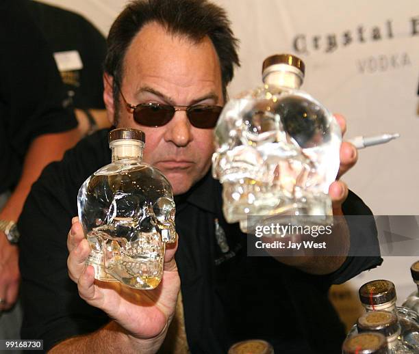 Actor / Comedian Dan Aykroyd promotes his line of Crystal Head Vodka on May 10, 2010 in Austin, Texas.