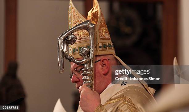 Archbishop Reinhard Marx celebrates a holy mass at Munich cathedral during day 2 of the 2nd Ecumenical Church Day on May 13, 2010 in Munich, Germany....