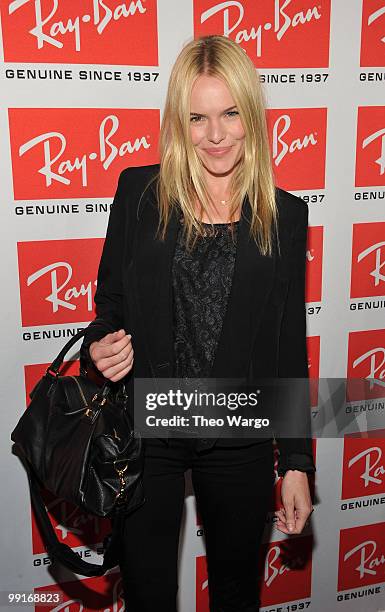 Actress Kate Bosworth attends the Ray-Ban Aviator: The Essentials Event featuring Iggy Pop at Music Hall of Williamsburg on May 12, 2010 in New York...