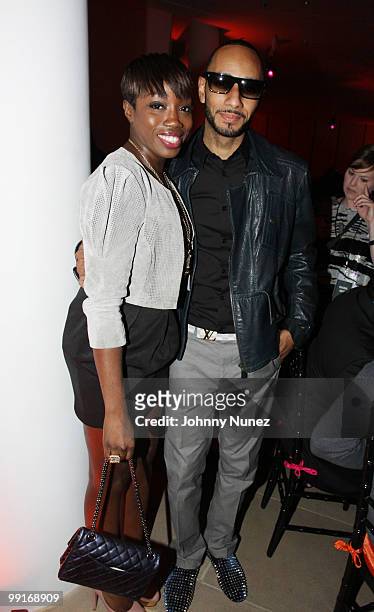 Singer Estelle and music producer Swizz Beatz attend the 2010 SESAC New York Music Awards at the IAC Building on May 12, 2010 in New York City.