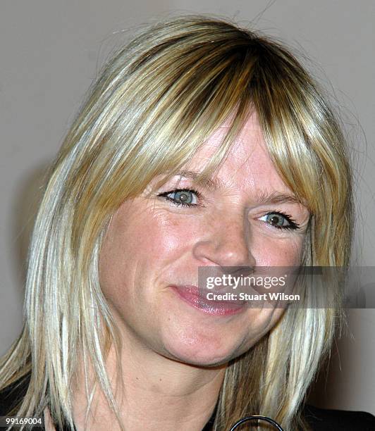 Zoe Ball attends the launch photocall for The Oxfam Curiosity Shop which includes items donated by celebrities at Selfridges on May 13, 2010 in...