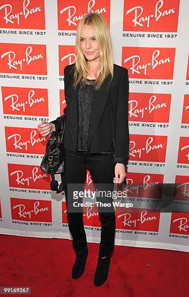 Actress Kate Bosworth attends the Ray-Ban Aviator: The Essentials Event featuring Iggy Pop at Music Hall of Williamsburg on May 12, 2010 in New York...