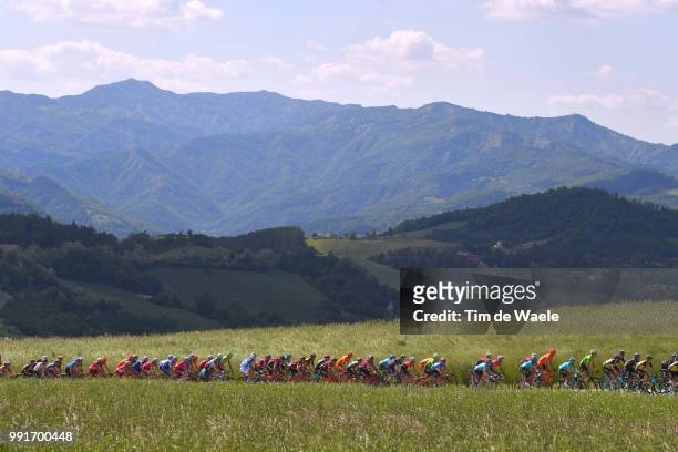 100Th Tour Of Italy 2017, Stage 11Landscape, Peloton, Mountains /Passo Della Calla Firenze - Bagno Di Romagna 490M , Giro,