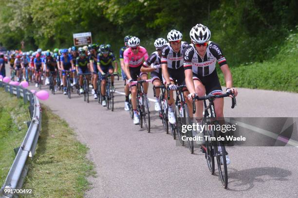 100Th Tour Of Italy 2017, Stage 11Tom Dumoulin Pink Leader Jersey, Simon Geschke / Tom Stamsnijder / Georg Preidler / Team Sunweb / Firenze - Bagno...