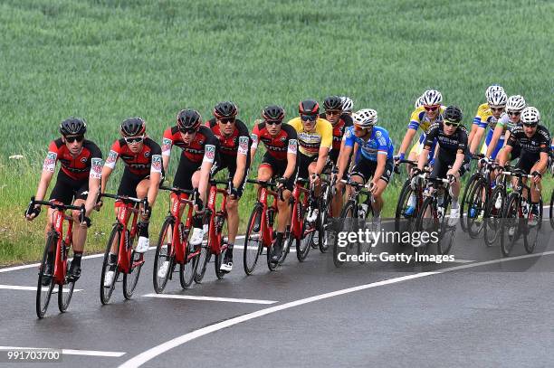 77Th Tour Of Luxembourg 2017, Stage 2Martin Elmiger / Floris Gerts , Loic Vliegen / Michael Schar / Nathan Van Hooydonck / Jean-Pierre Drucker Yellow...