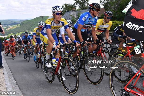 77Th Tour Of Luxembourg 2017, Stage 3Greg Van Avermaet Blue Points Jersey, Jean-Pierre Drucker Yellow Leader Jersey, Eschweiler - Diekirch 339M /