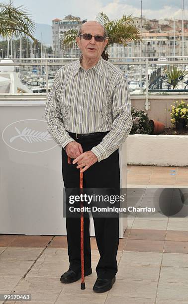 Director Manoel de Oliveira attends 'The Strange Case Of Angelica' Photocall held at the Palais Des Festivals during the 63rd Annual International...