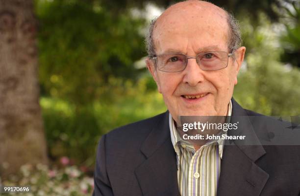 Director Manoel de Oliveira poses for a portrait during the 63rd Annual International Cannes Film Festival at the Hotel Majestic Barriere on May 13,...